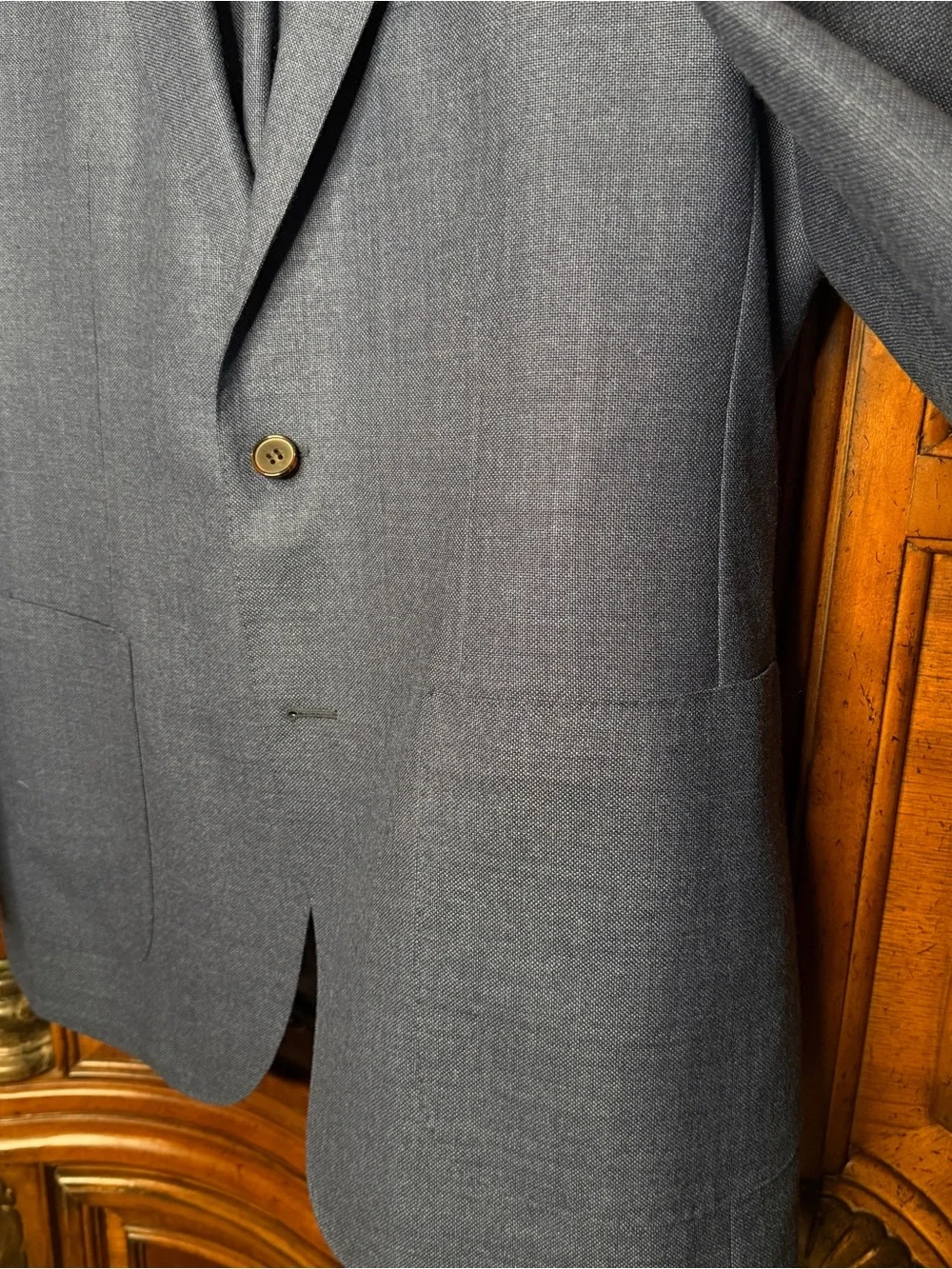 Suitsupply Navy Blue Single-Breasted Wool Suit